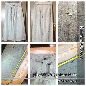 Wide Leg Palazzo Pants - Medium/Large